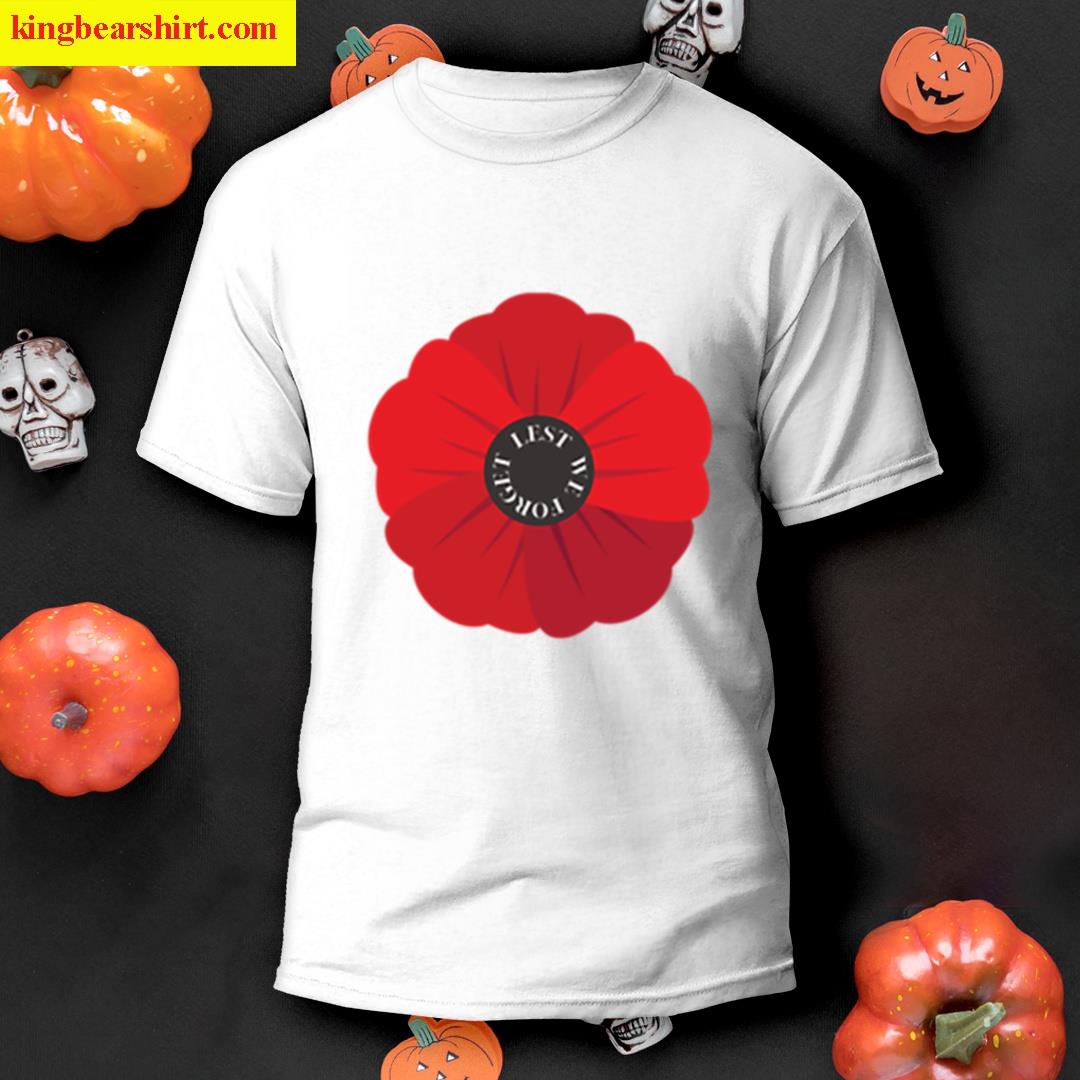 Lest We Forget Poppy Oversized T-shirt