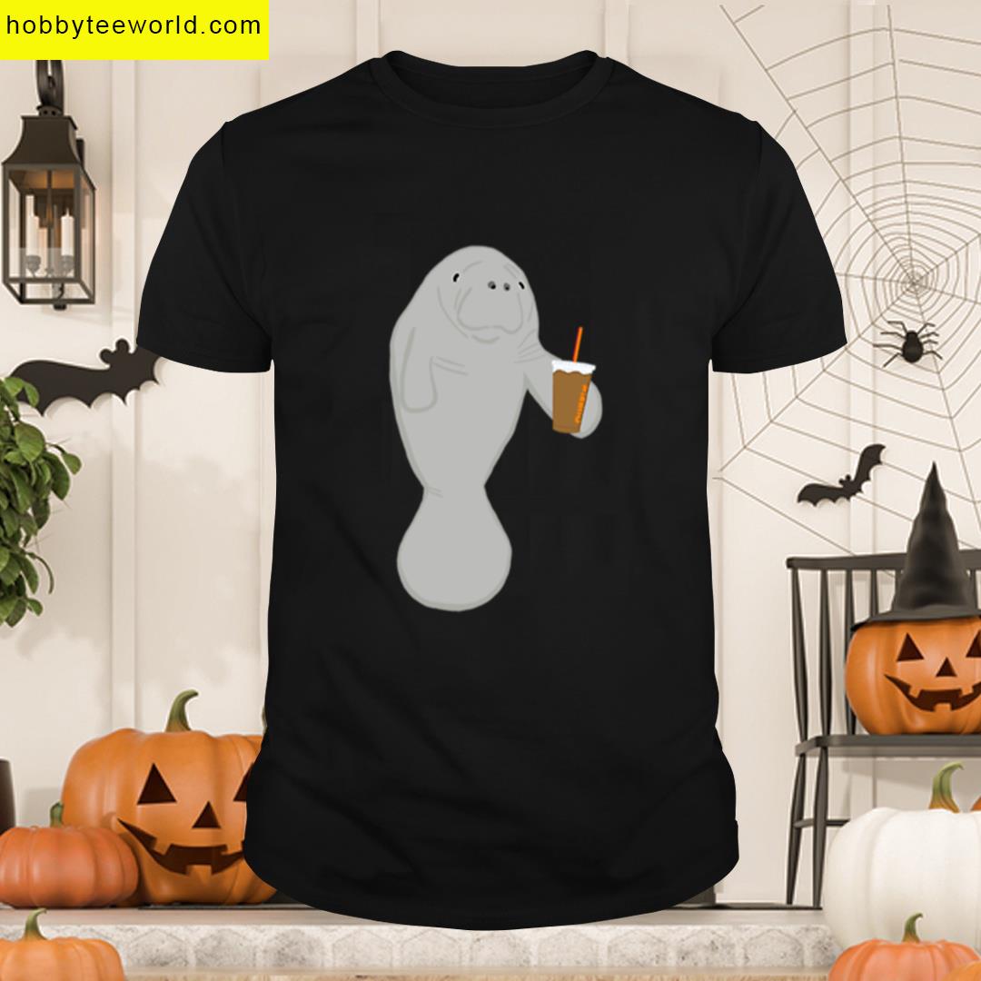 Manatee Iced Coffee Oversized T-shirt