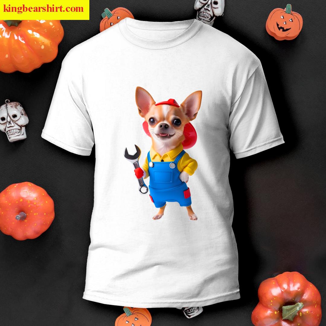 Mechanic Chihuahua Funny Dog T-shirt