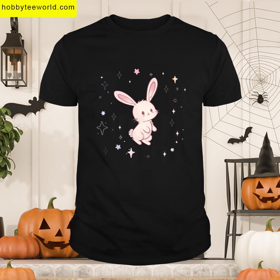 Premium Rabbit In Stars T-shirt