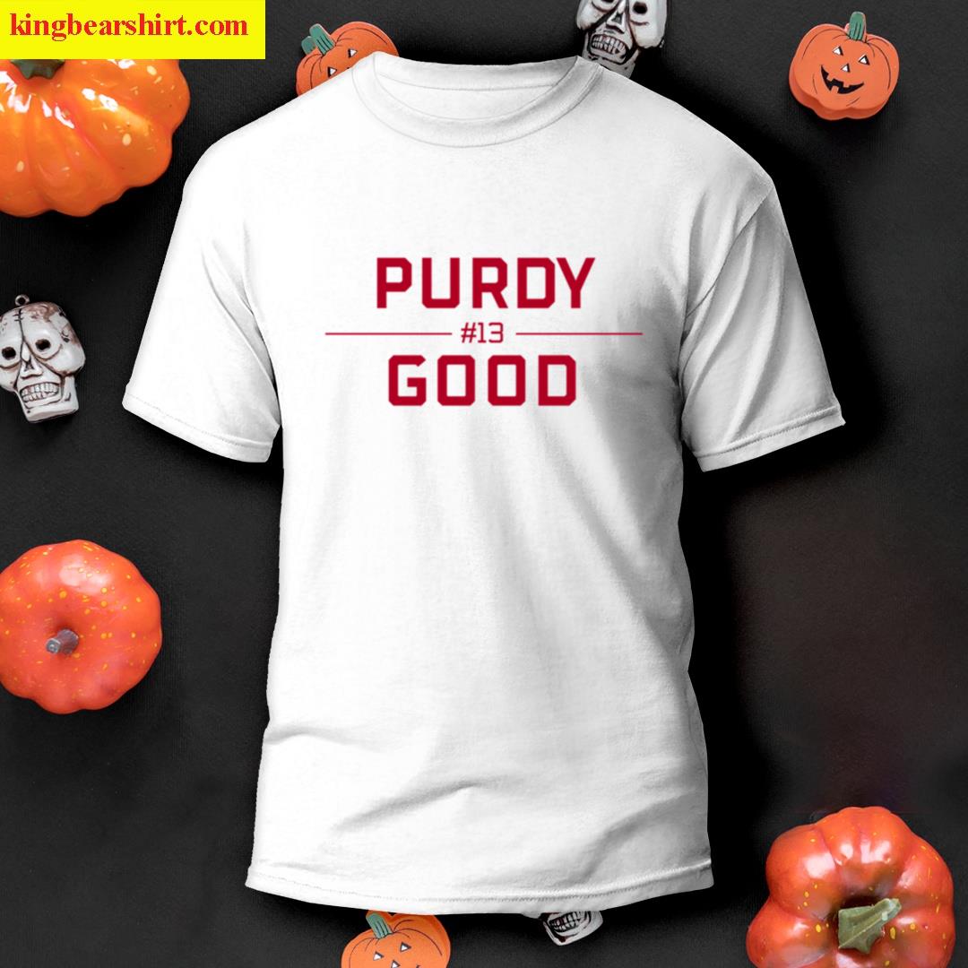 Purdy Good Red Block Letters T-shirt