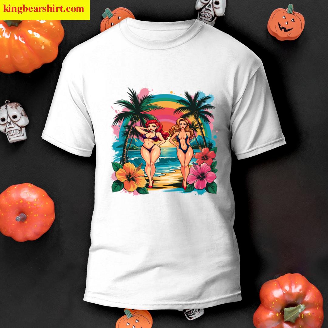 Retro Pin Up Girl T-shirt