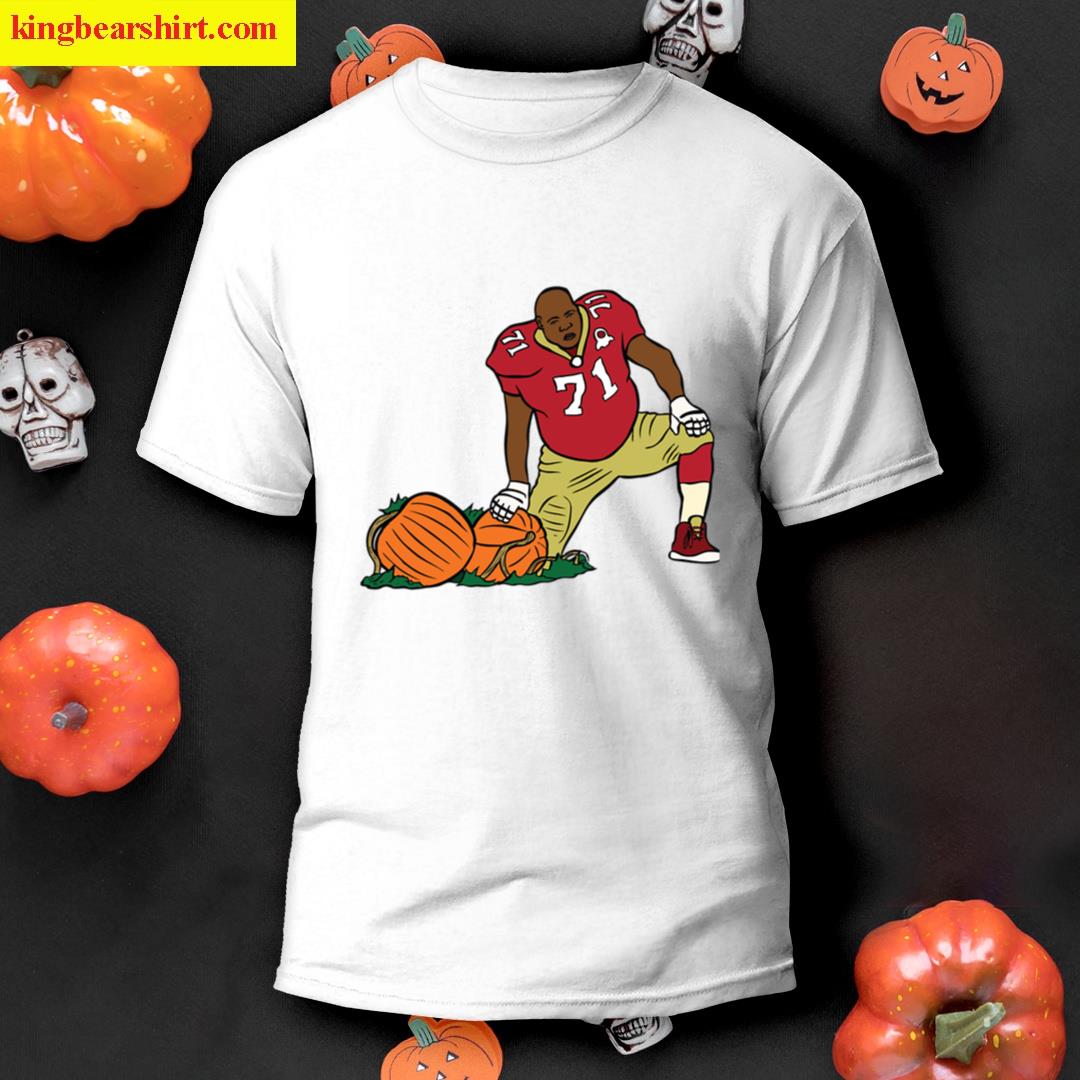 San Francisco 49er Pumpkin Design T-shirt