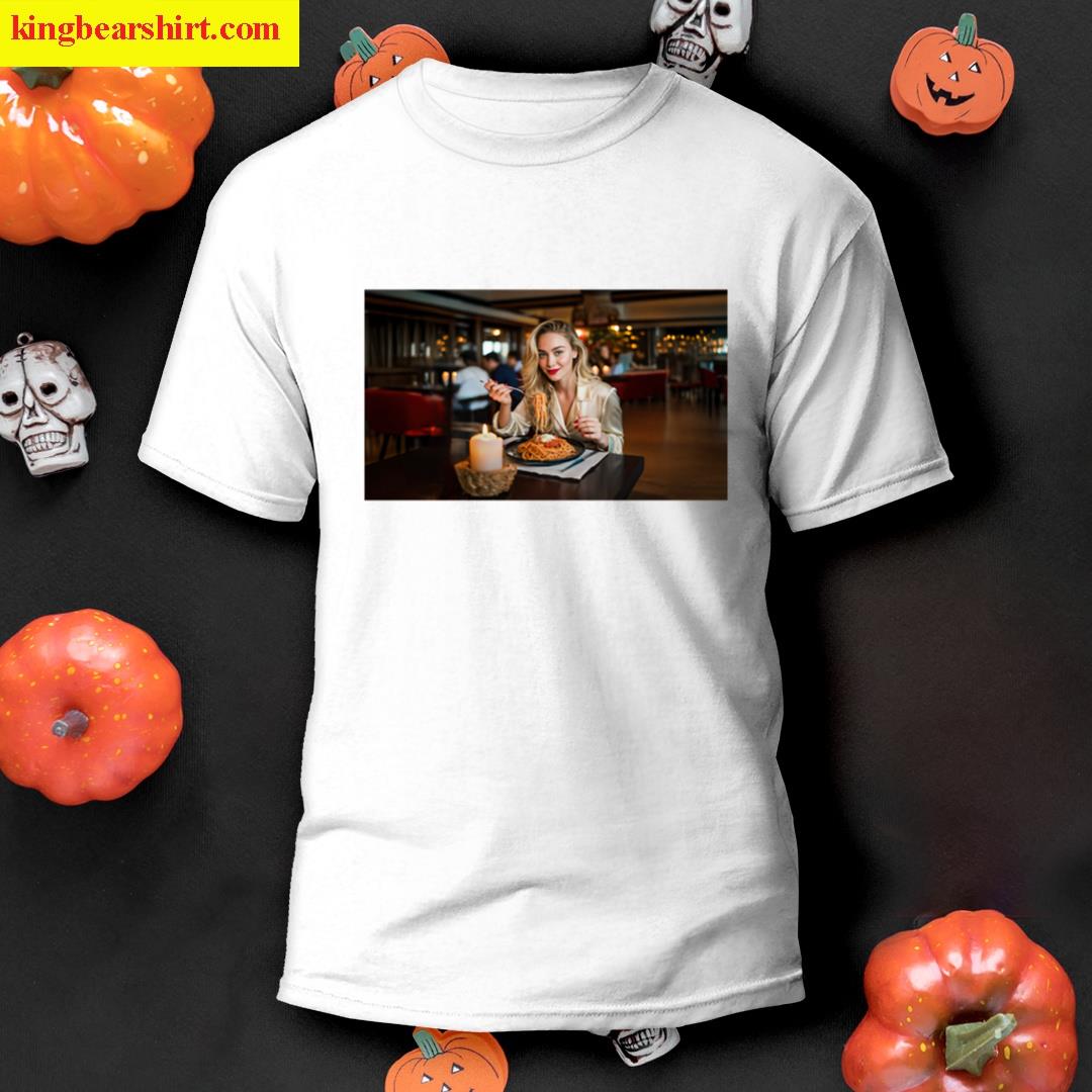 Sexy Blonde Spaghetti T-shirt