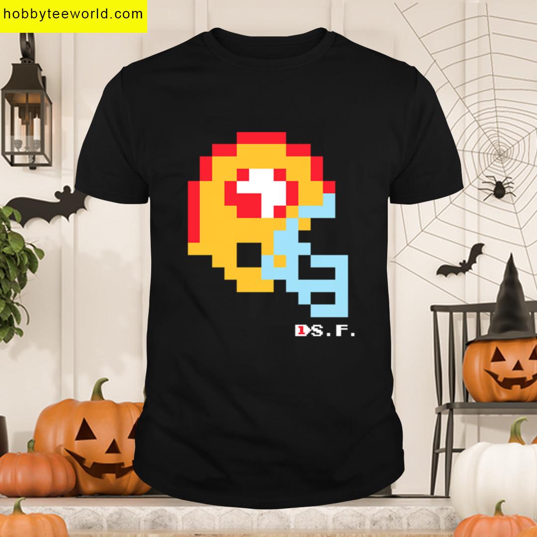 Sf Helmet Tecmo Bowl T-shirt