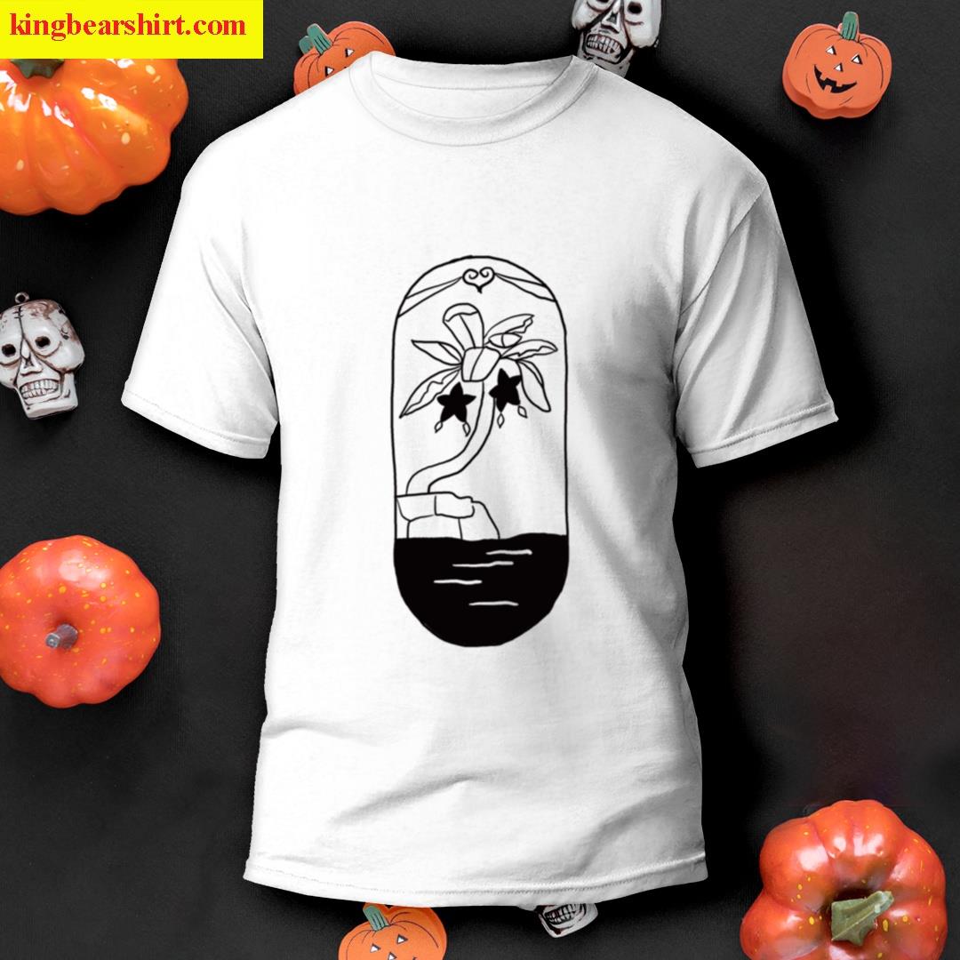 Starfruit Palm Tree Beach T-shirt