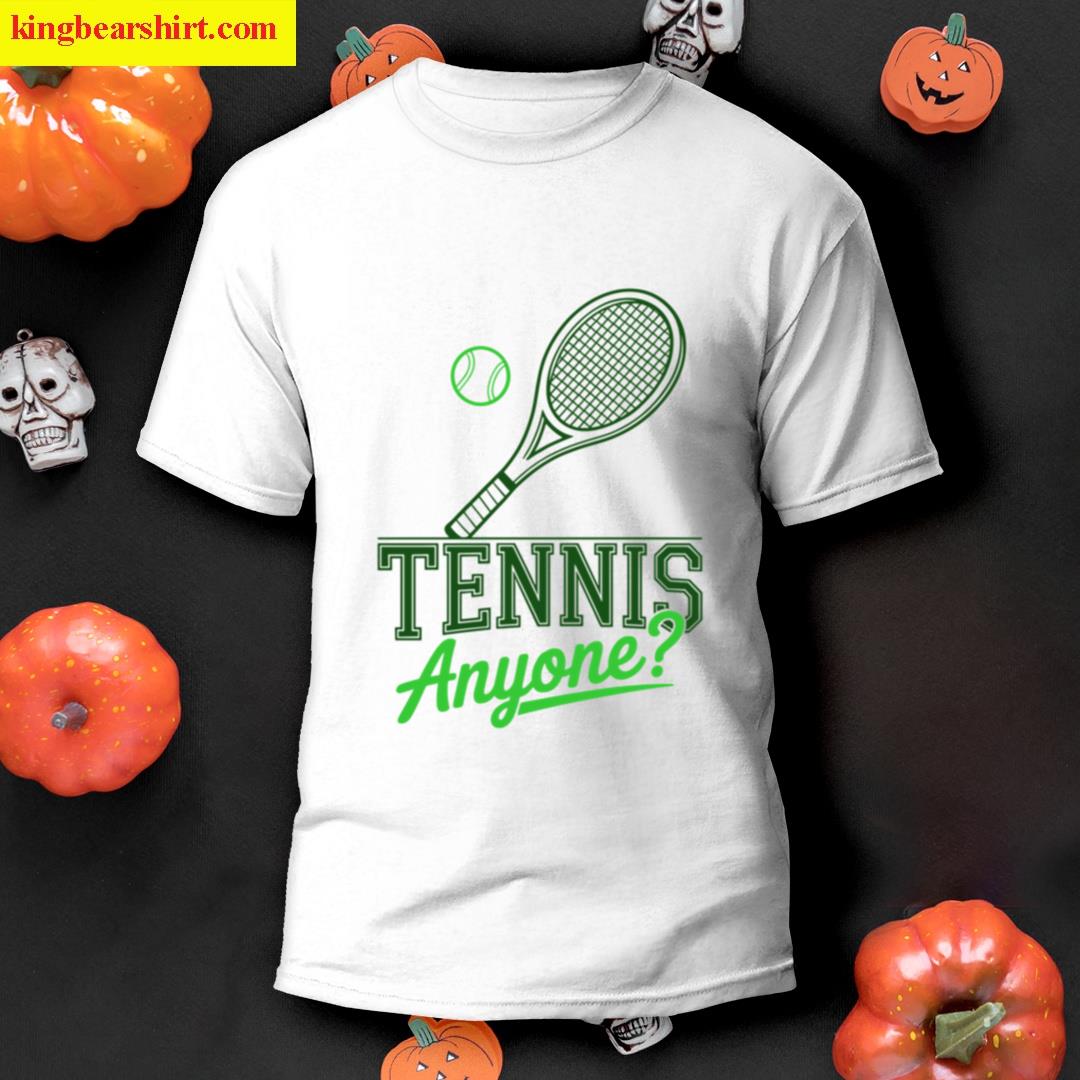 Tennis Anyone Typography T-shirt