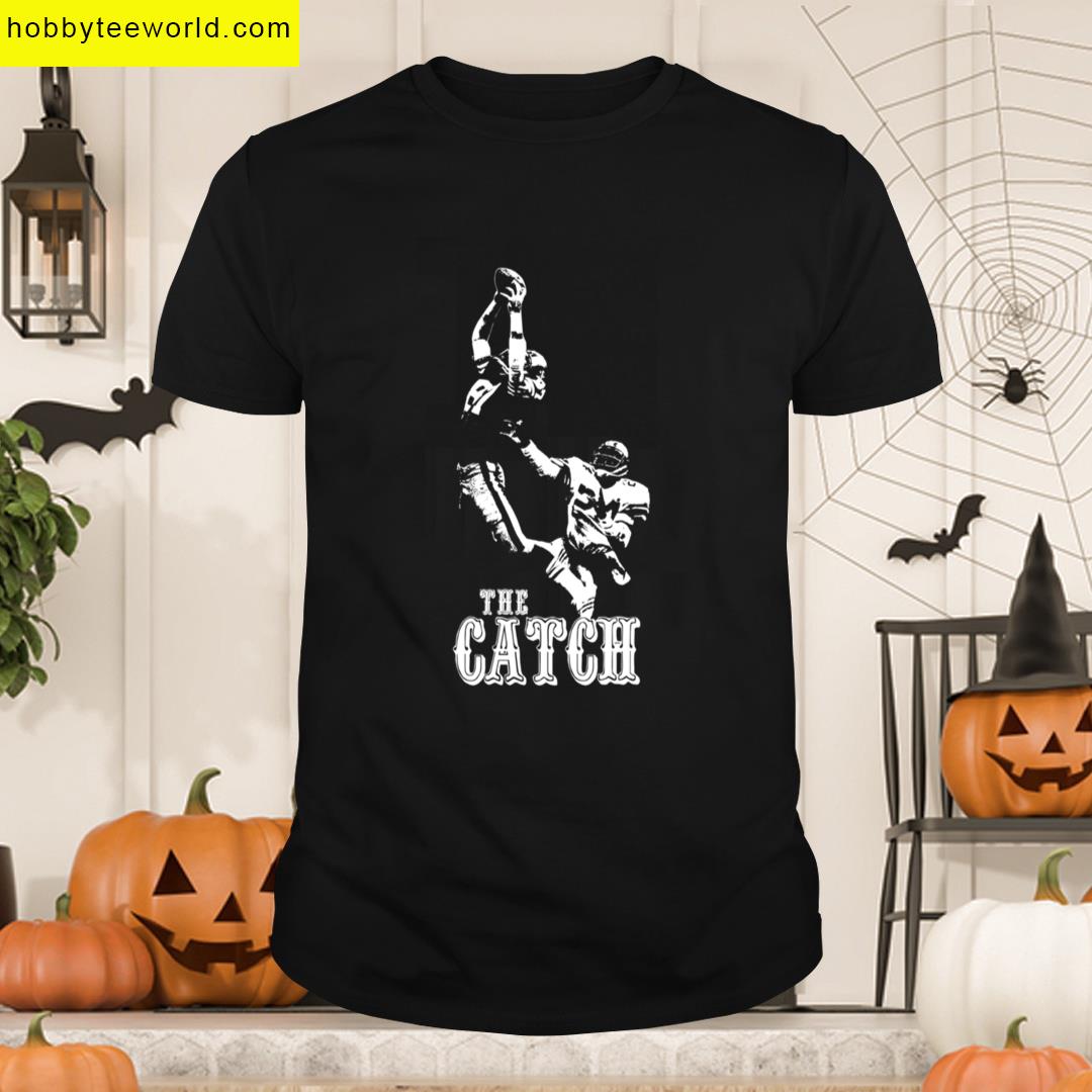 The Catch Dwight Clark White T-shirt
