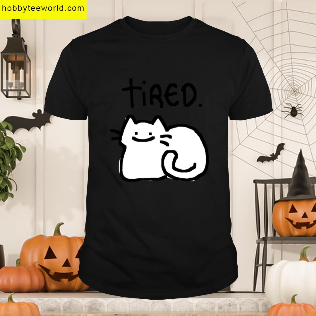 Tired Cat Cute T-shirt