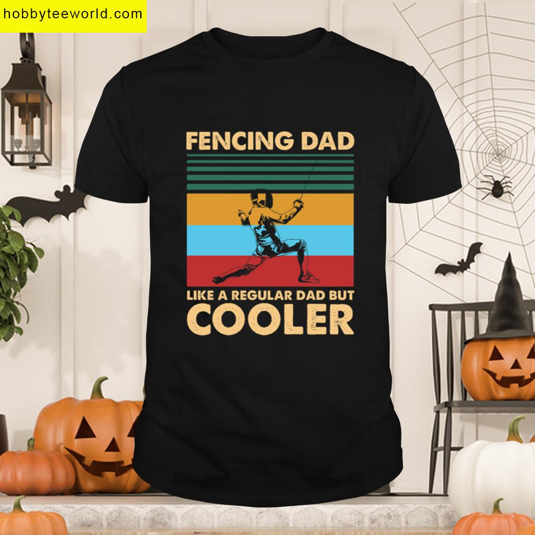 Vintage Fencing Dad Funny T-shirt