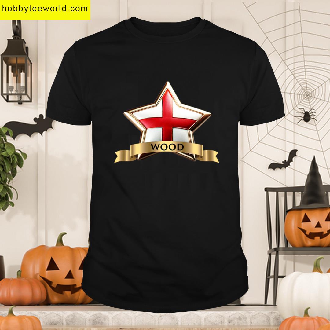 Wood Family Star Crest England T-shirt