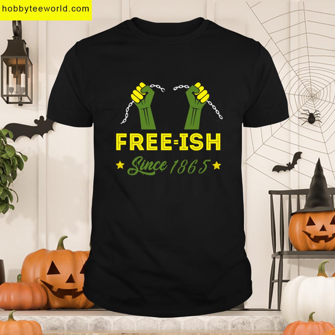 Young Black Free Ish T-shirt