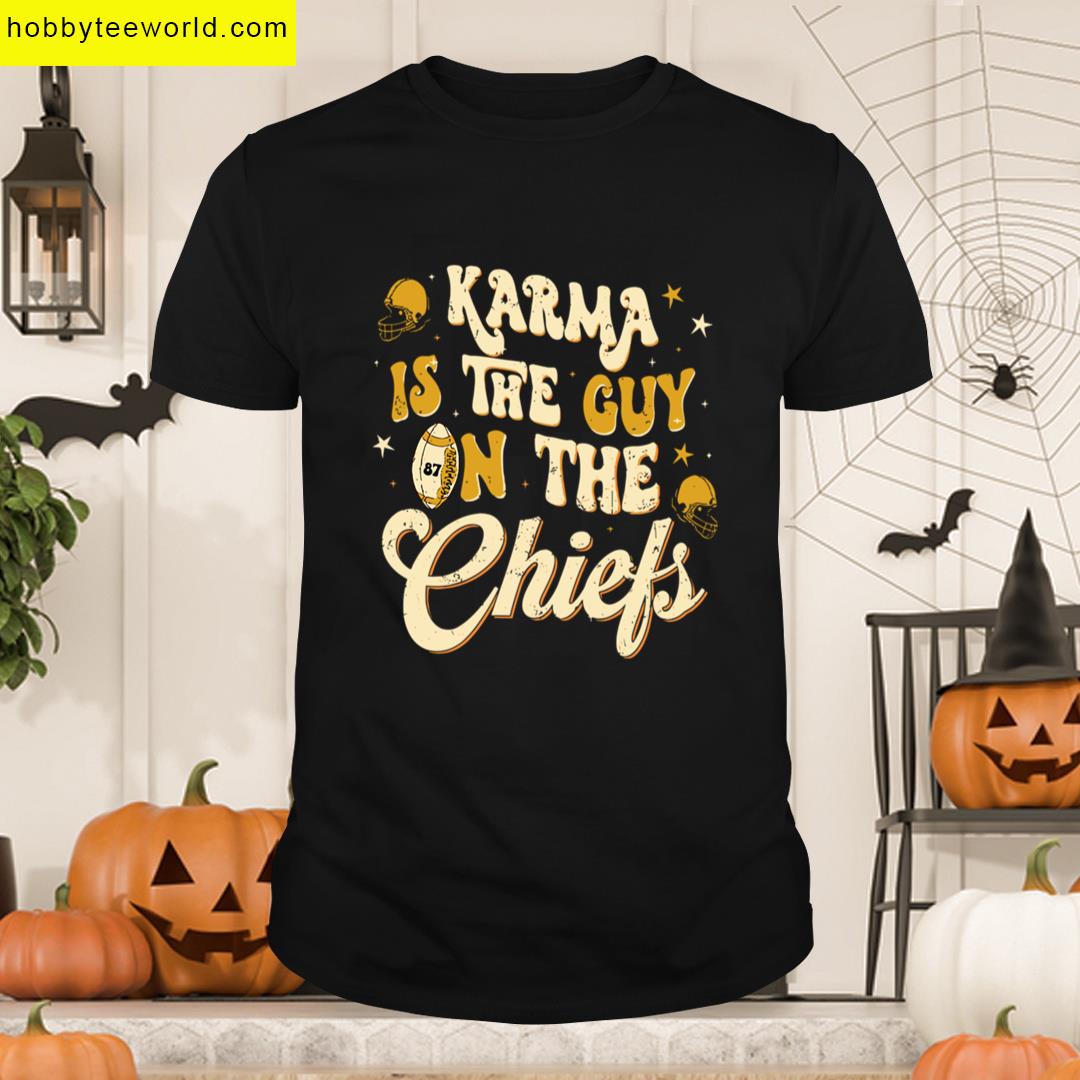 Karma Is The Guy On The Chiefs Retro T-shirt