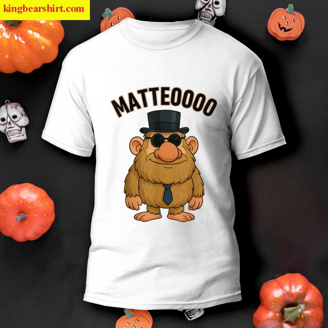 Matteo Mateo Italian Brainrot Meme Matteooo Viral T-shirt