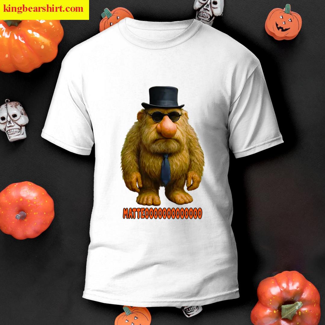 Matteooooooooooooo Mateo Italian Brainrot Character T-shirt