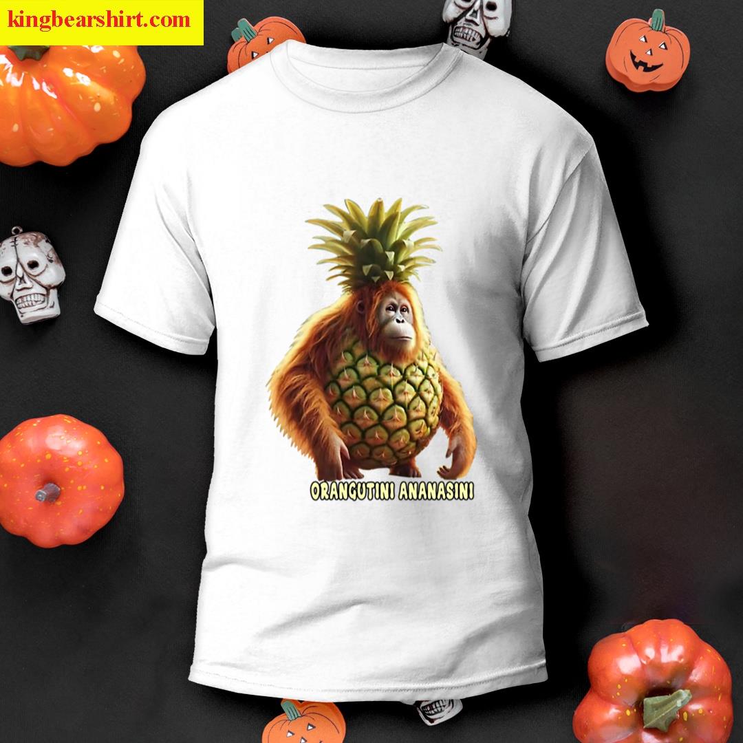Orangutini Ananasini Orangutini Ananacini Italian Brainrot Character T-shirt