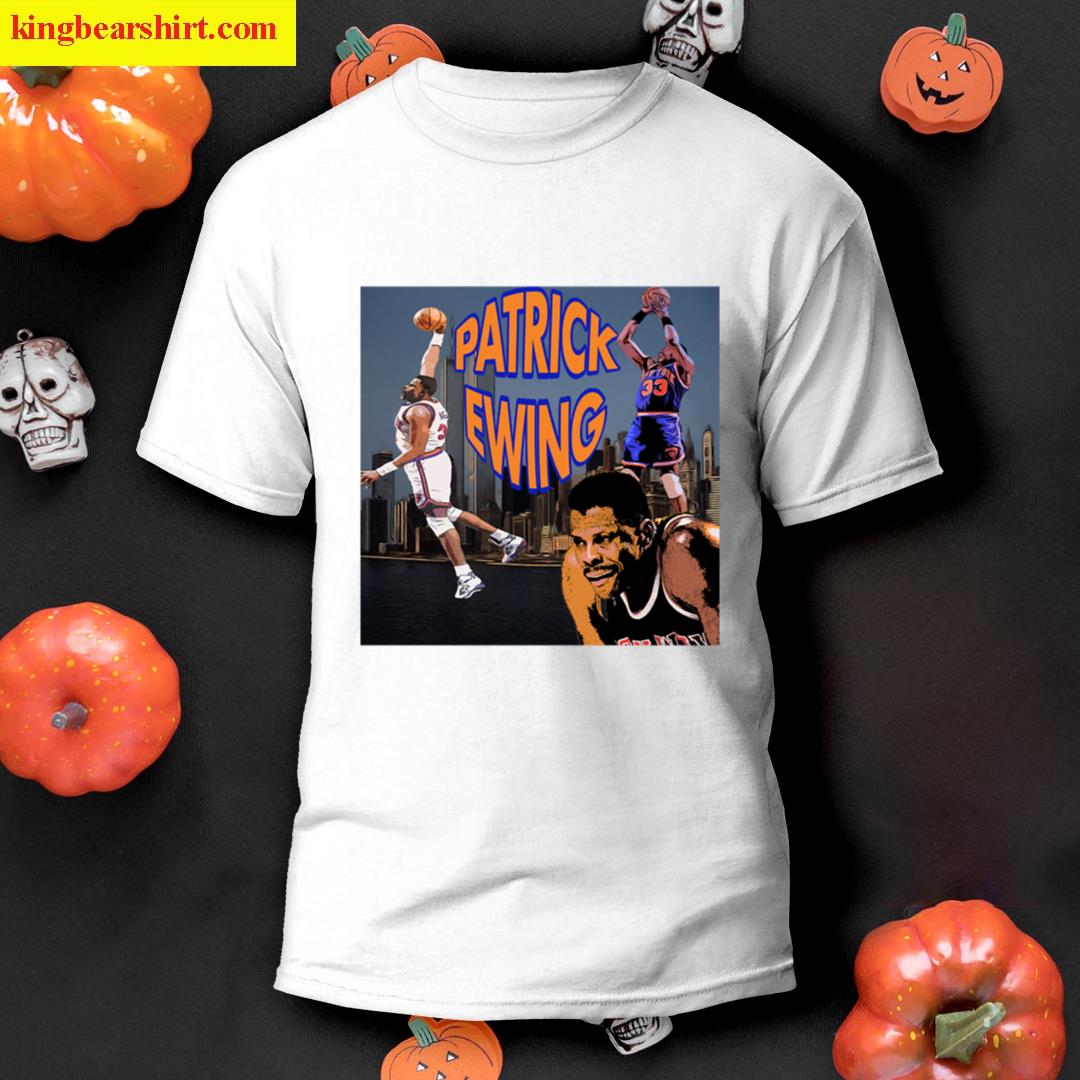 Patrick Ewing Towering Over Nyc T-shirt