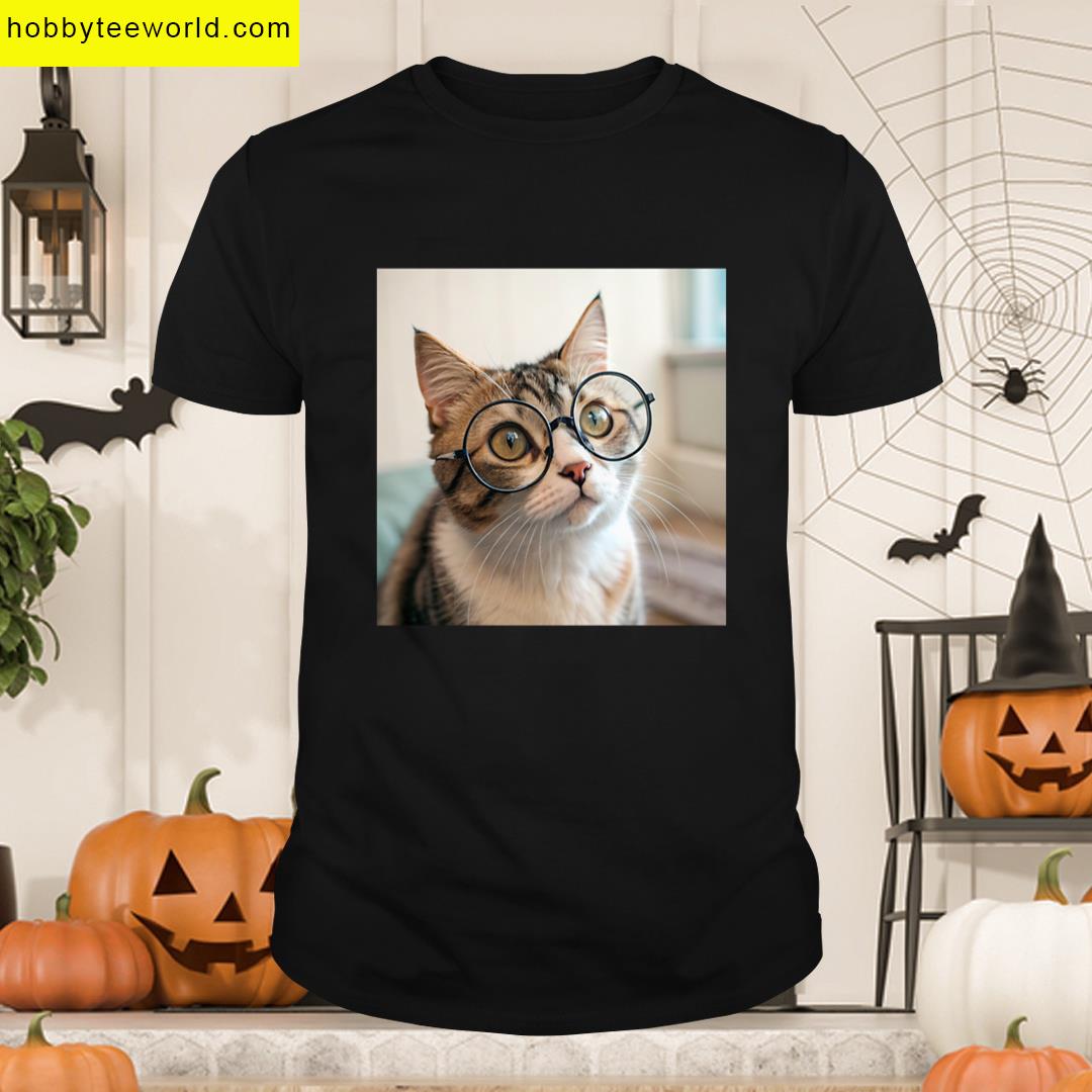 Purrfessor Whiskers The Wise Cat T-shirt