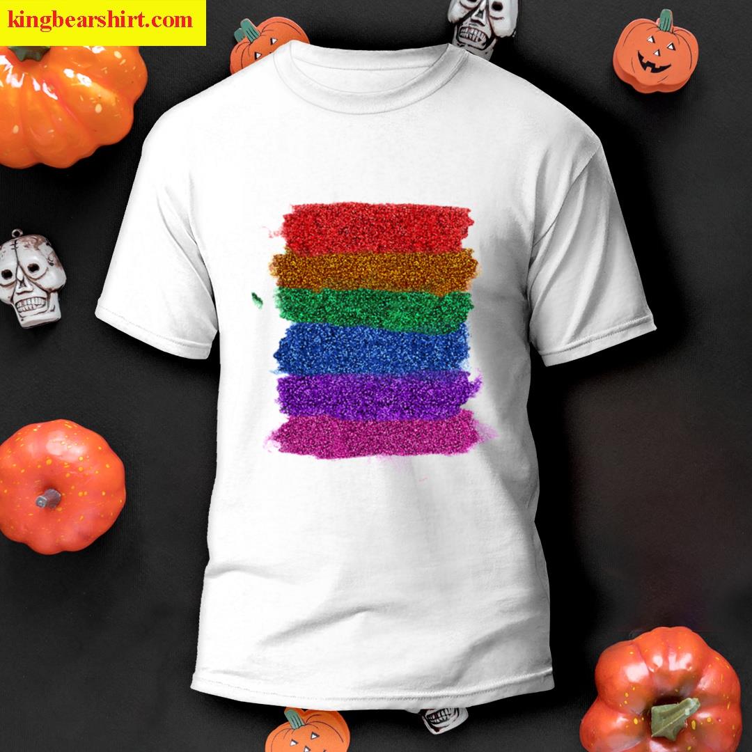 Sparkly Rainbow 6th Coming Out Anniversary T-shirt