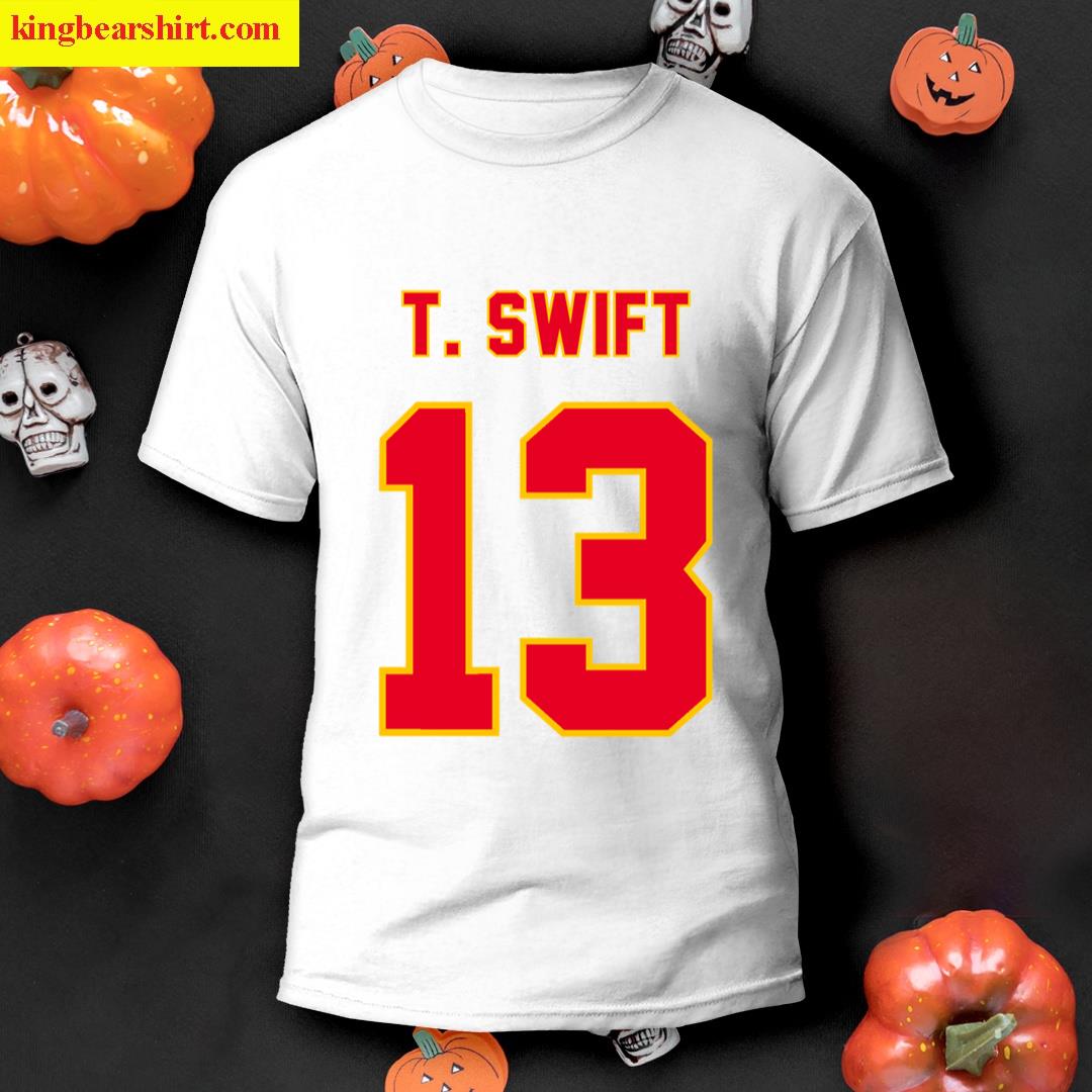 Taylor Swift Travis Kelce Chiefs T-shirt