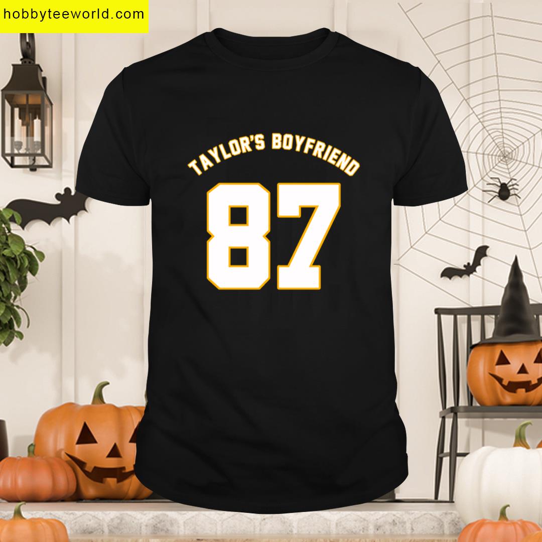 Taylors Boyfriend Travis Kelce 87 T-shirt