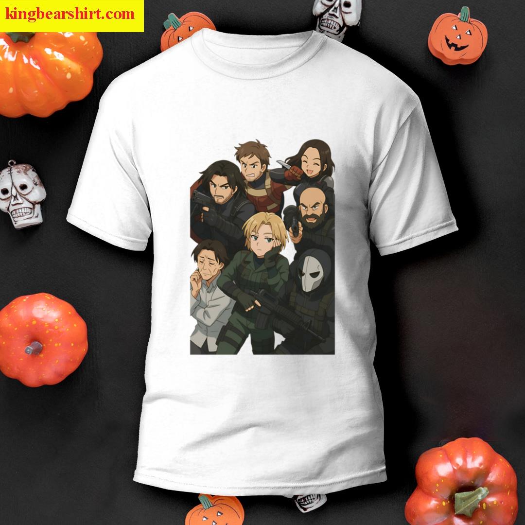 Thunderbolts Anime Strike Team Oversized T-shirt