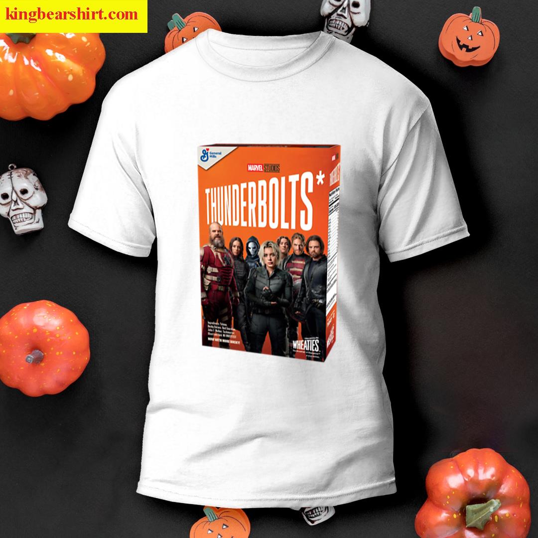 Thunderbolts Cereal Box 3 Dimensional T-shirt
