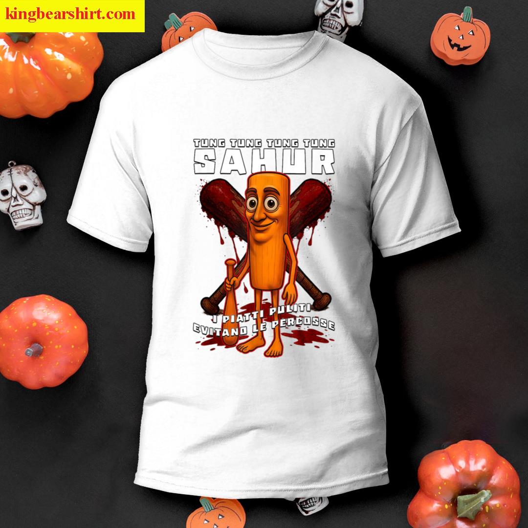 Tung Tung Tung Sahur Italian Brainrot Funny Meme T-shirt