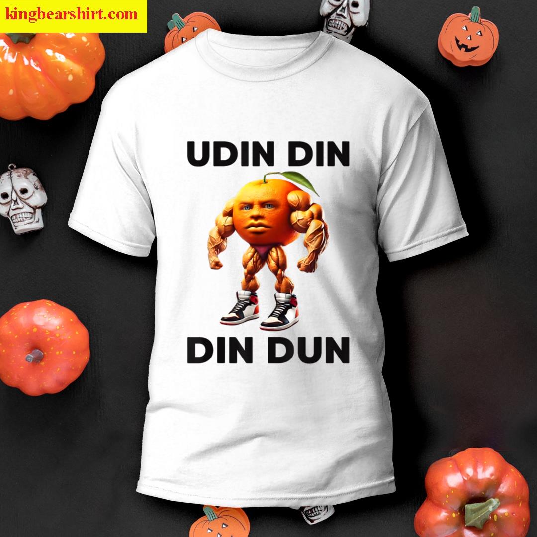 Udin Din Din Dun Udindindindun Italian Brainrot Meme Orange T-shirt