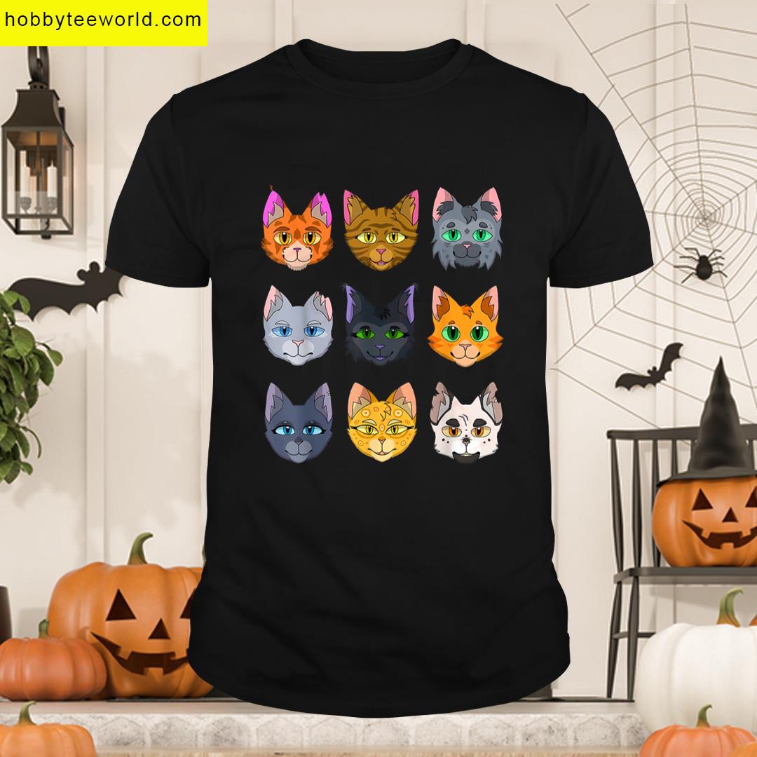 Warriors Cat Plush And Toys Lovers For Kids And Adults T-shirt