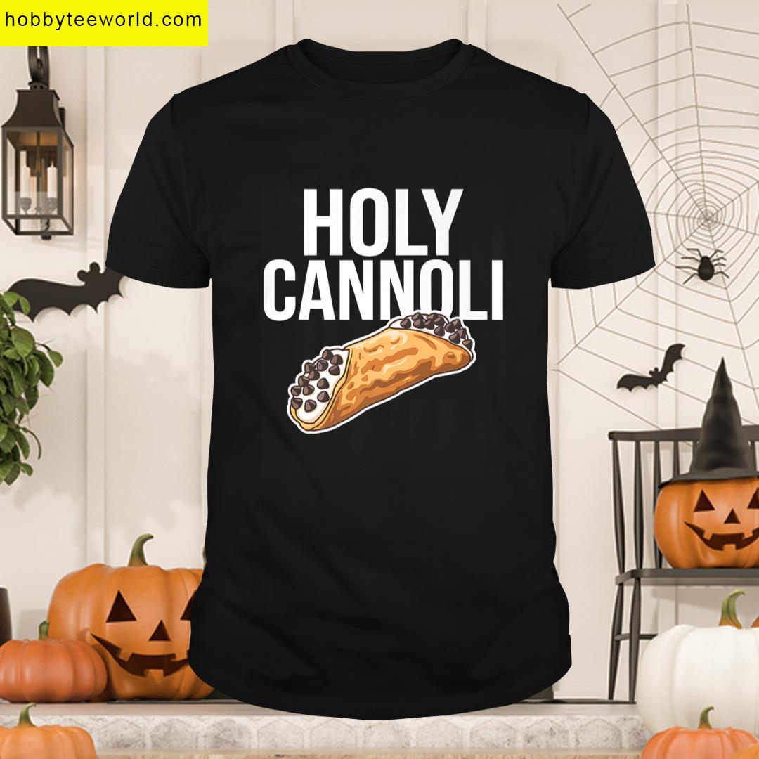 Cannoli Holy Cannoli Funny Italian Food Foodie Gift Premium T-shirt