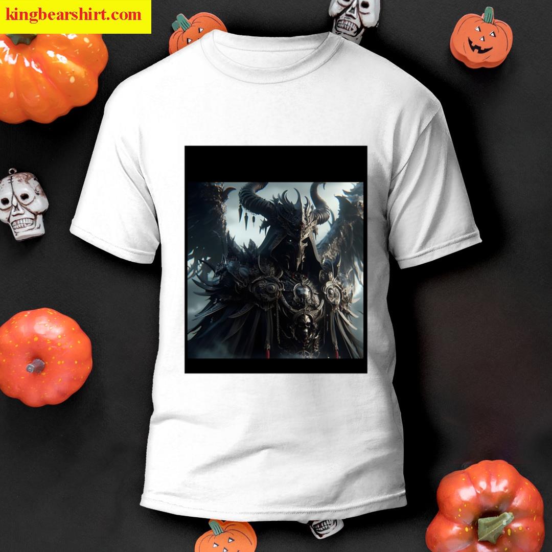 Evil Demon King Warrior Graphic T-shirt