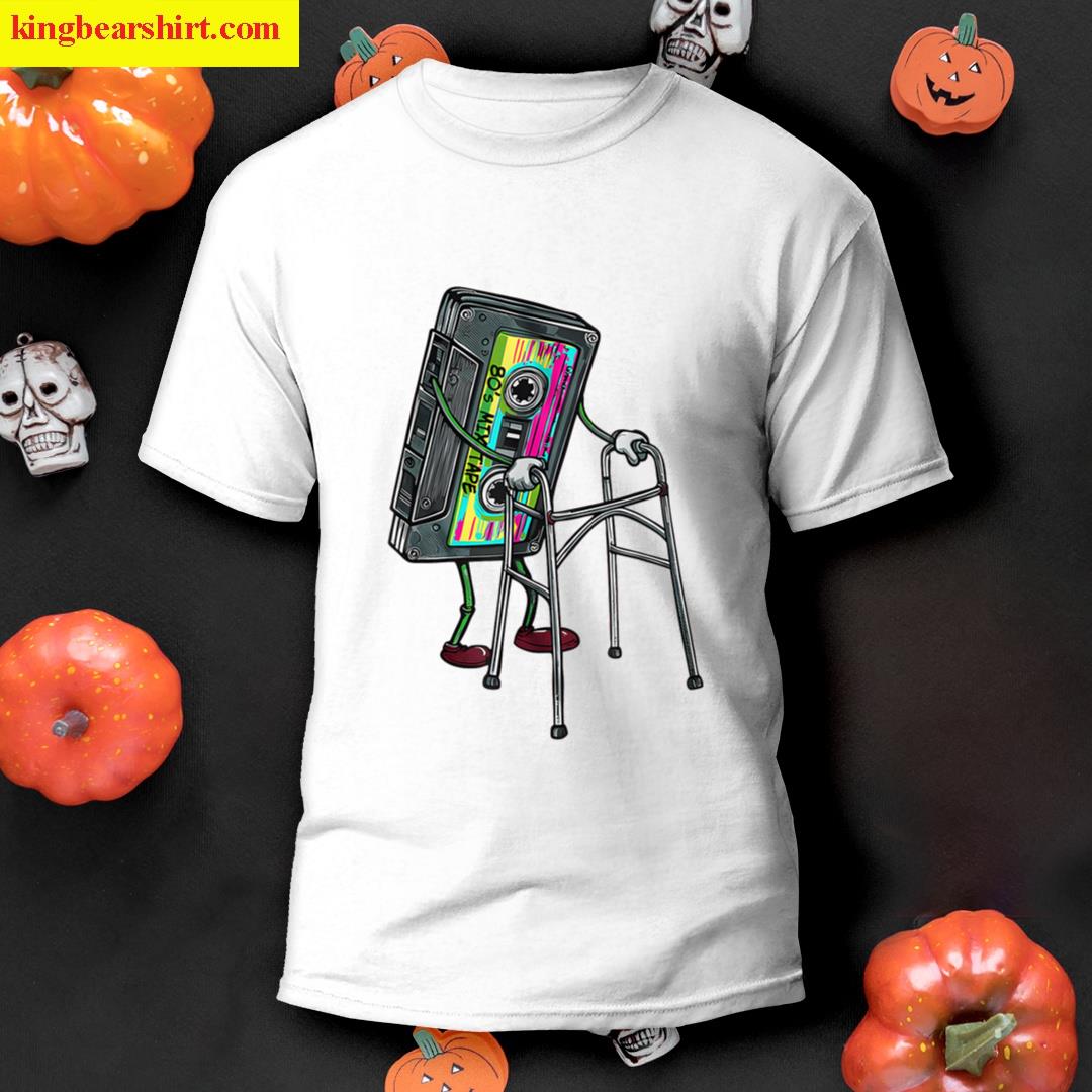 Funny 80s Mixtape Cassette Retro Music Joke T-shirt