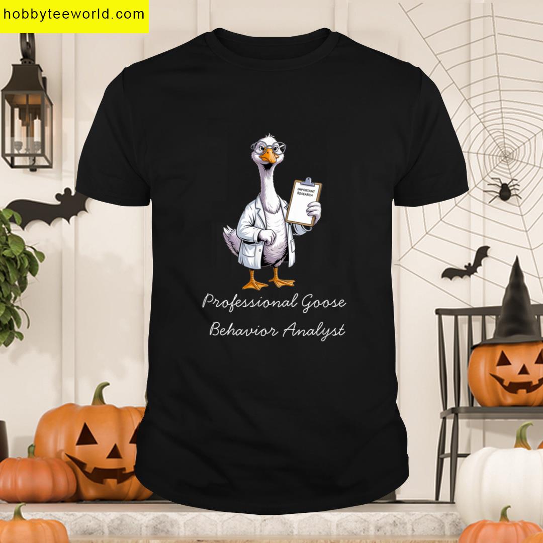 Funny Cartoon Animal And Birds Goose Lover Men Women T-shirt