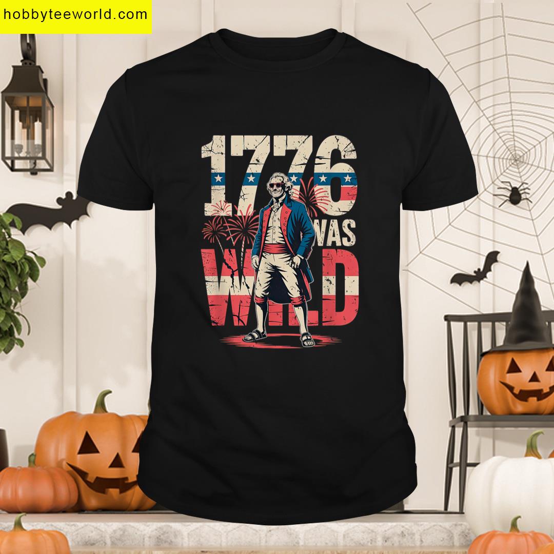 Funny Founding Cartoon With Liberty Bell And Shades T-shirt