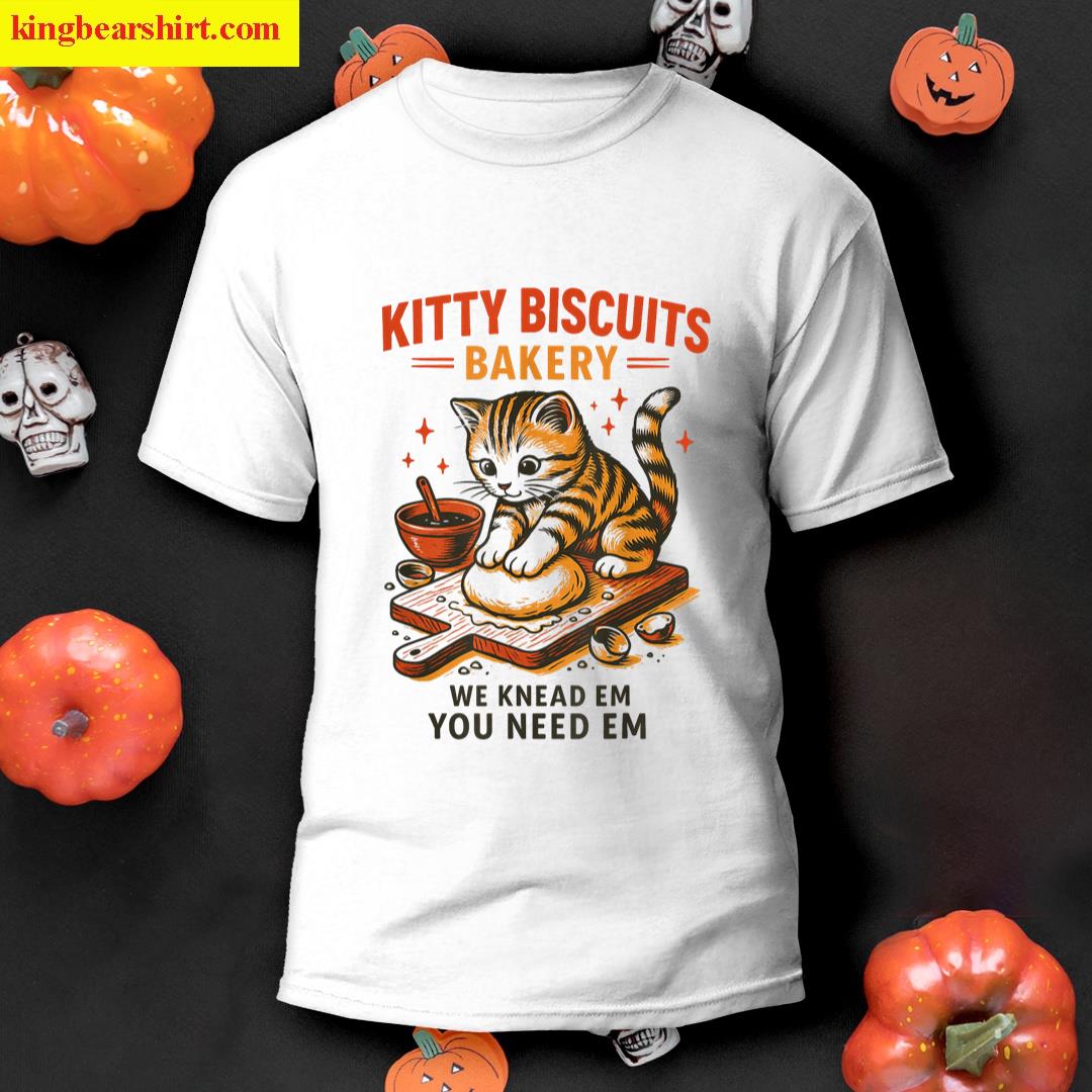 Funny Kitty Biscuits Bakery T-shirt