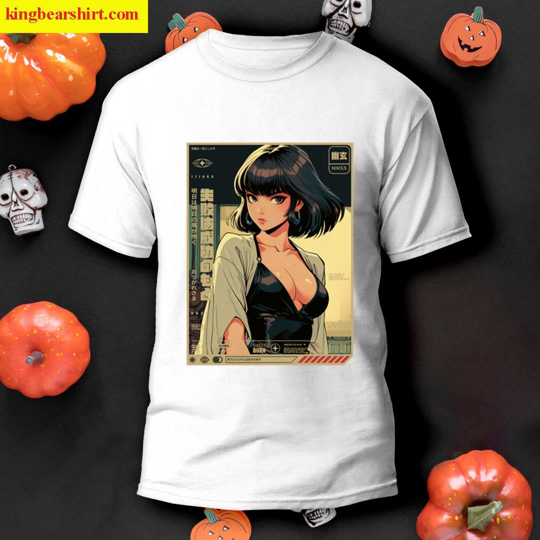 Girl With Black Hair T-shirt