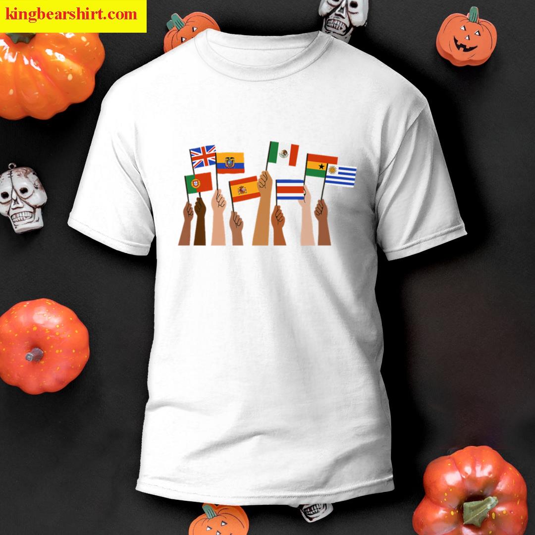 Hands With Flags Premium T-shirt
