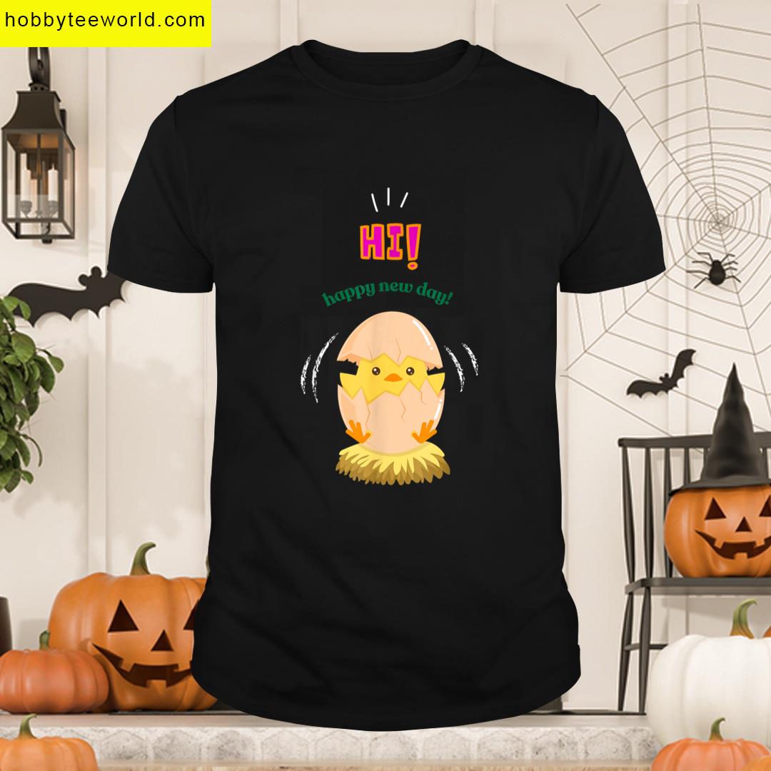 Happy New Day Cute Cartoon T-shirt