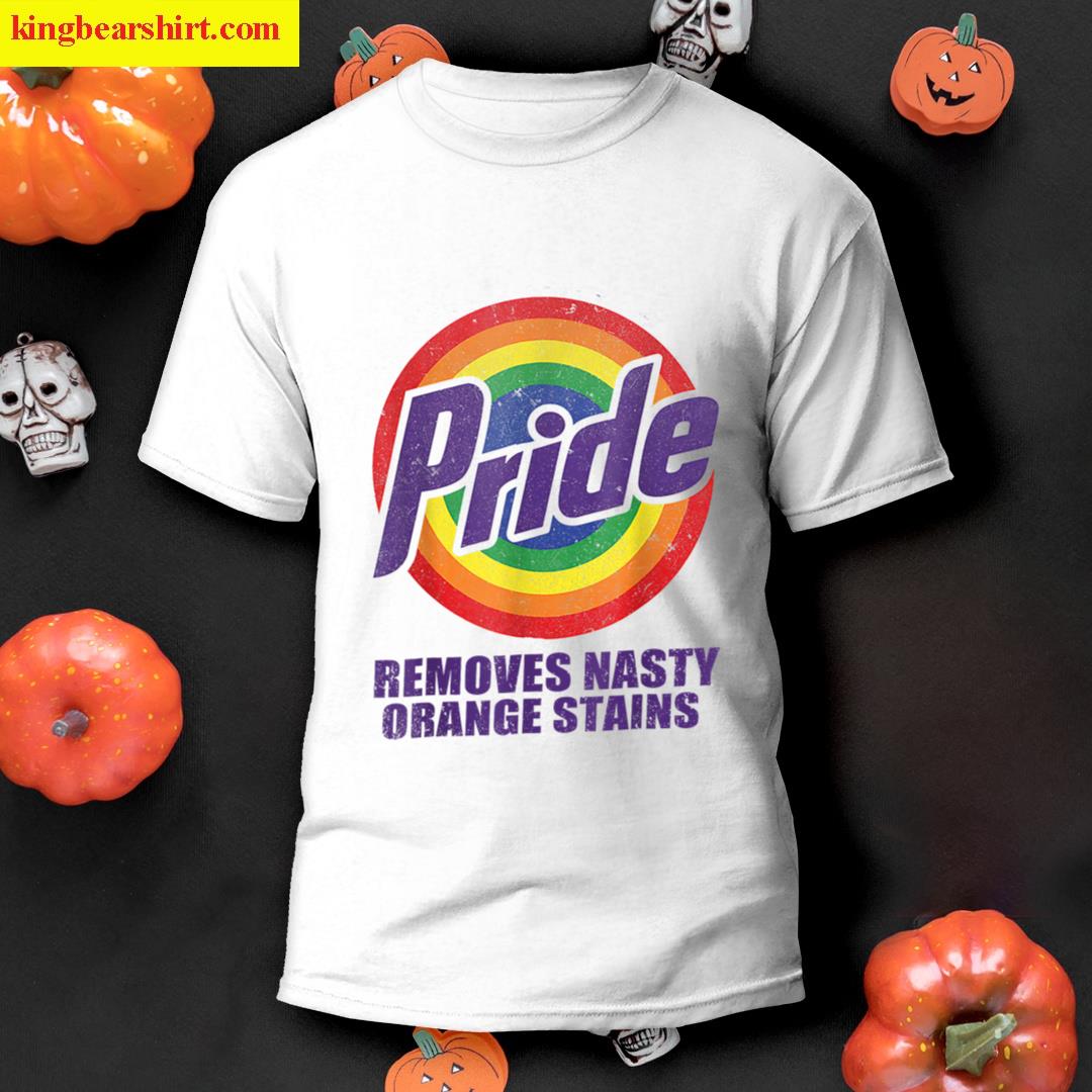 Remove Stubborn Orange Stains Pride Month Lgbtq Vintage T-shirt