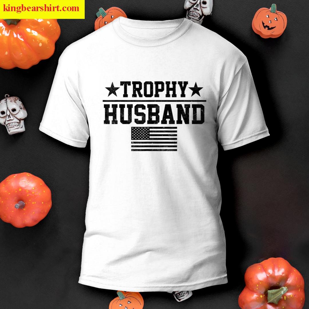 Trophy Husband – American Flag – Fathers Day Tee Mens T-shirt