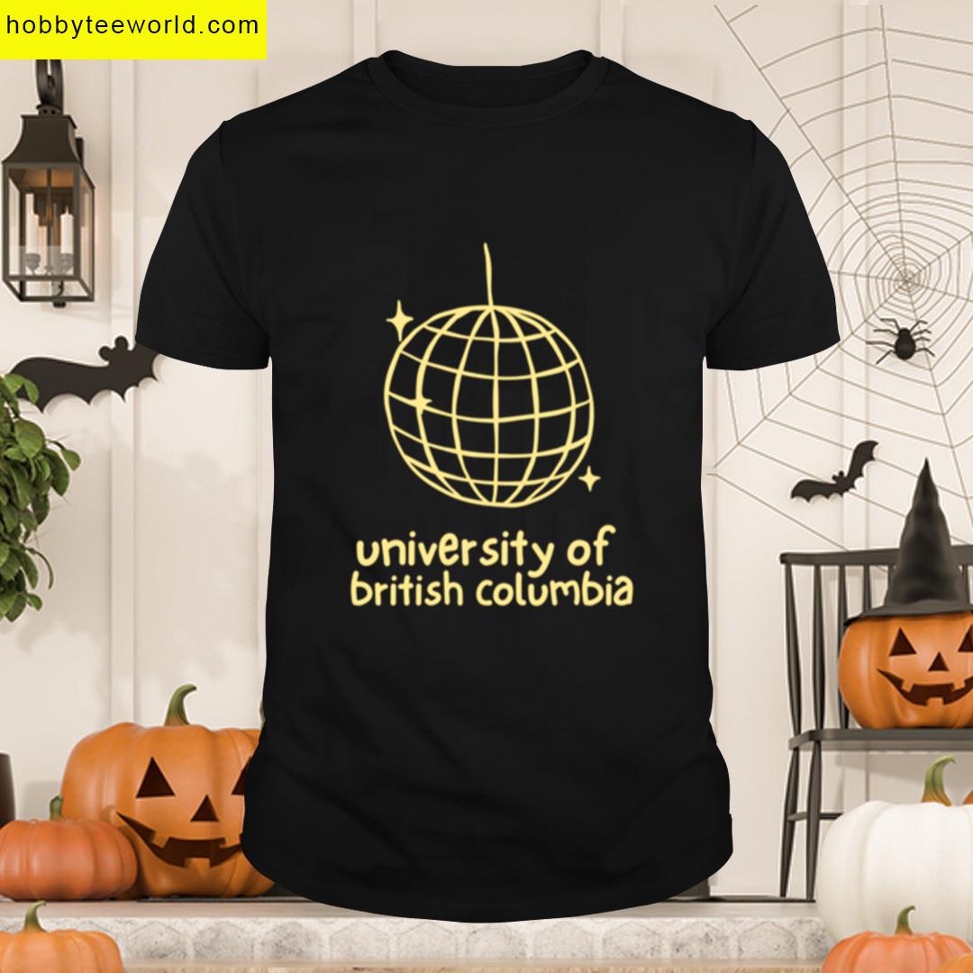 Yellow Ubc Aesthetic Disco Ball – University Of British Columbia T-shirt